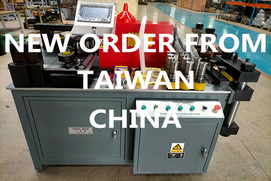 New busbar machine order from Taiwan, China