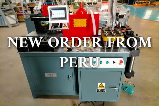 JPMX-303ESK busbar machine new order from Peru