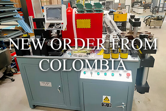 New JPSK busbar machine order from Colombia