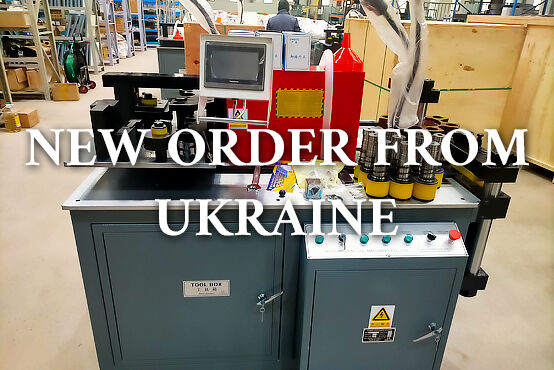 JPSK busbar machine ship to Ukraine