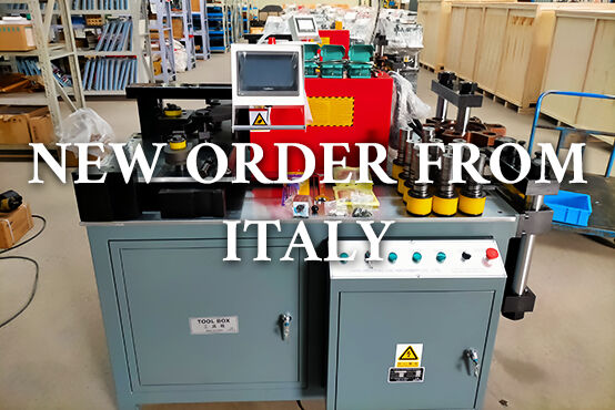 New busbar machine order from Italy