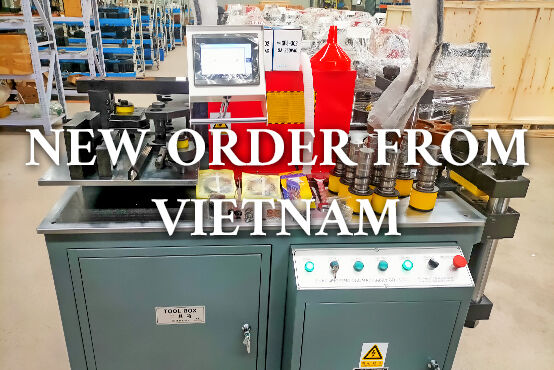 JPSK busbar machine new order from Vietnam