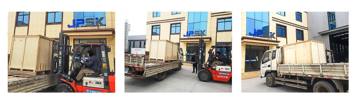JPMX-303DM busbar machine ship to Colombia