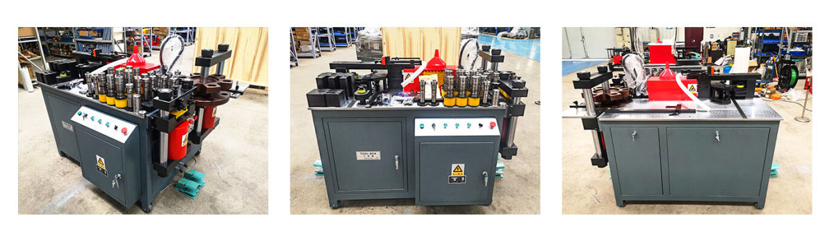 JPMX-303DM busbar machine ship to Colombia