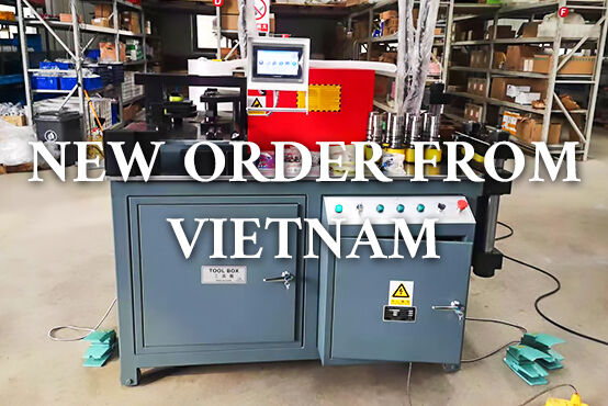 JPSK busbar machine ship to Vietnam
