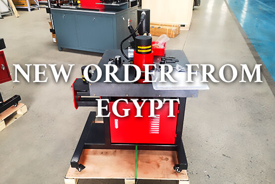 JPMX-301B busbar machine ship to Egypt