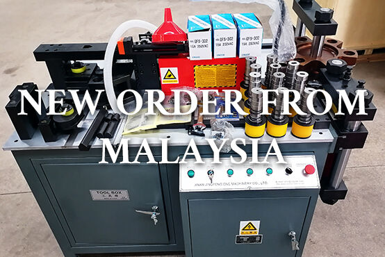 JPMX-303DM busbar machine ship to Malaysia