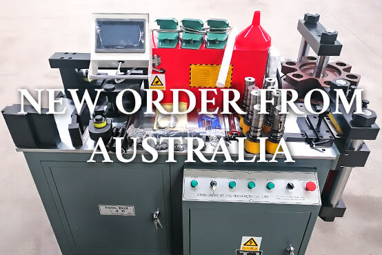 JPMX-303CSK busbar machine ship to Australia