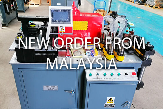 JPSK busbar machine and multifunctional cutting and punching machine ship to Malaysia