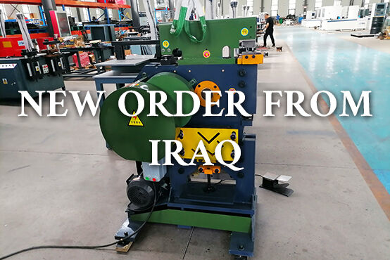 Metal punching and cutting machine ship to Iraq