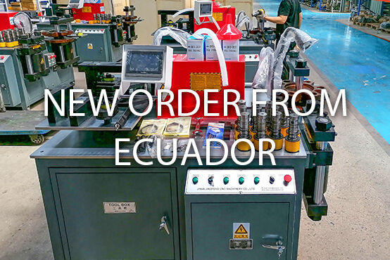 JPSK busbar machine ship to Ecuador