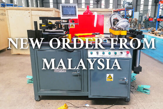 New busbar machine ship to Malaysia