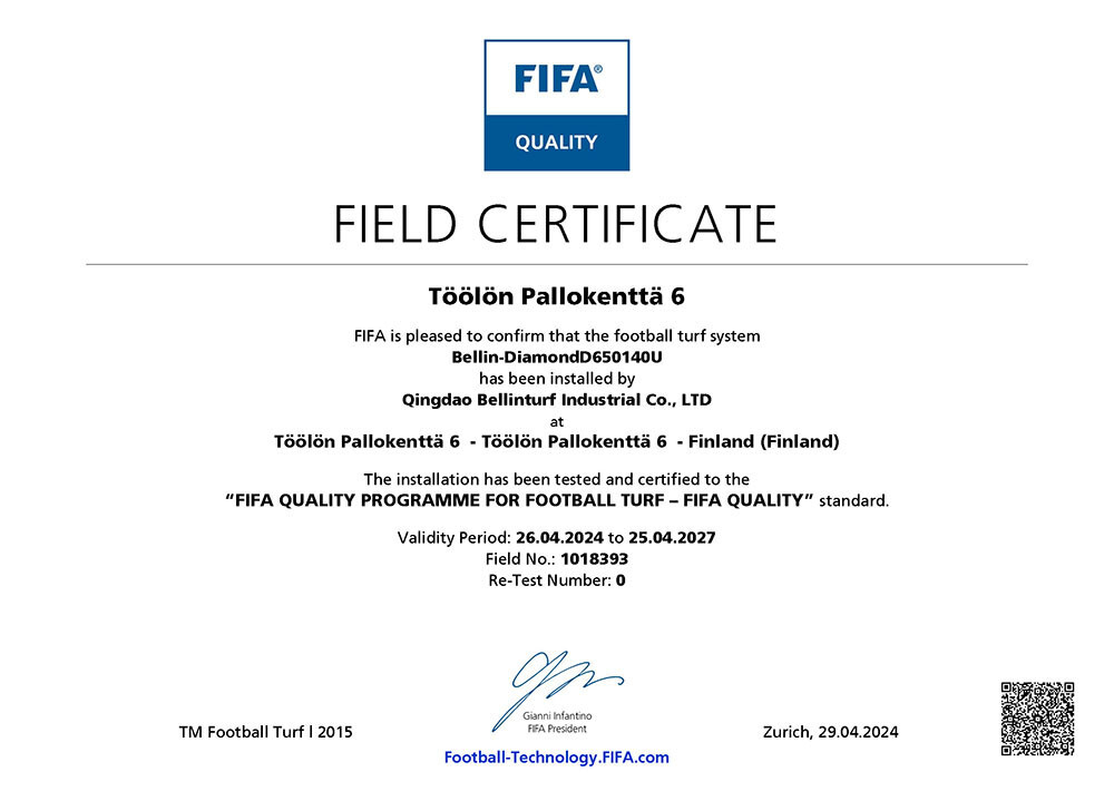 FIFA Certification