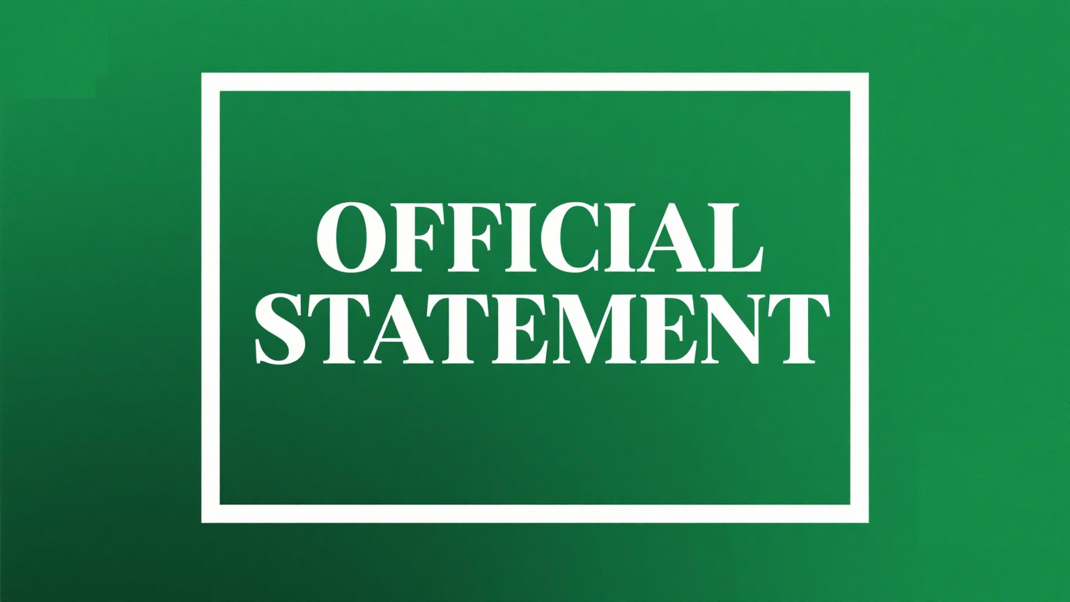 OFFICIAL STATEMENT: ALL MALICIOUS SPECULATIONS ON IPO TERMINATION ARE FALSE — LEGAL ACTION PENDING OFFICIAL STATEMENT: ALL MALICIOUS SPECULATIONS ON IPO TERMINATION ARE FALSE — LEGAL ACTION PENDING