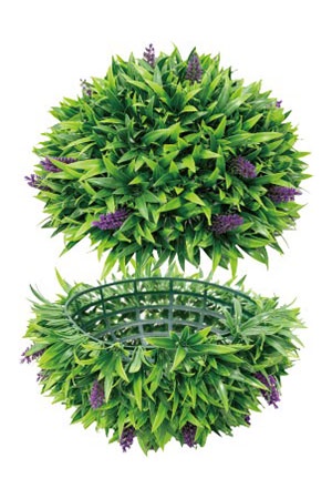 Artificial Lavender Topiary Ball