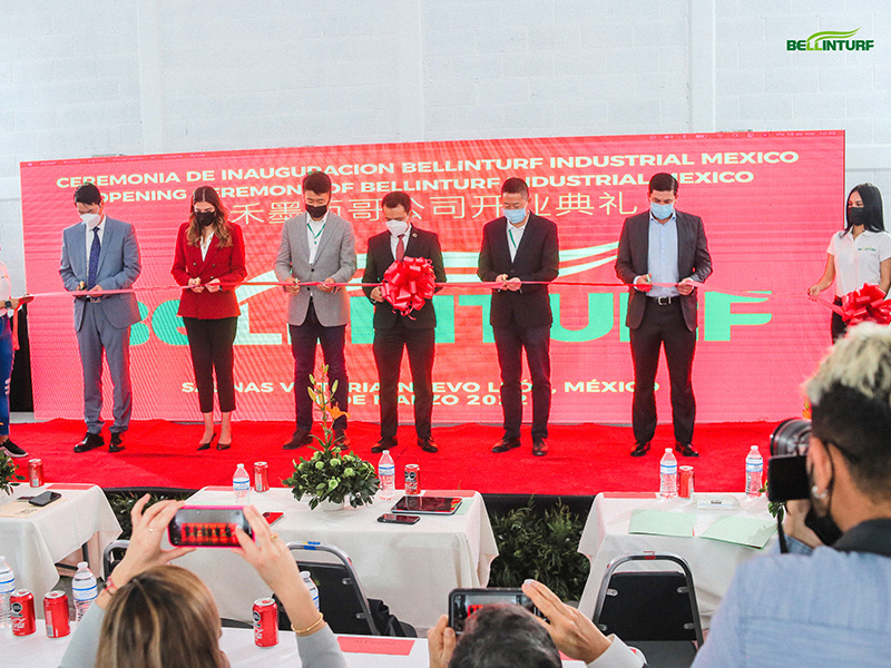 Opening ceremony of Bellinturf Mexico factory was successfully held in Monterrey.