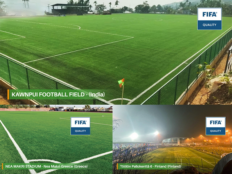 Three Bellin-Football Pitches Across Continents Achieved FIFA Quality Certification