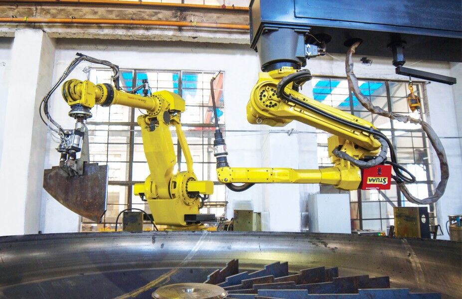 Automatic robot production line