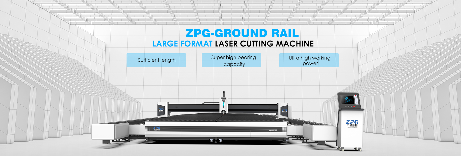 ZPG Ground Rail Laser Cutting Machine