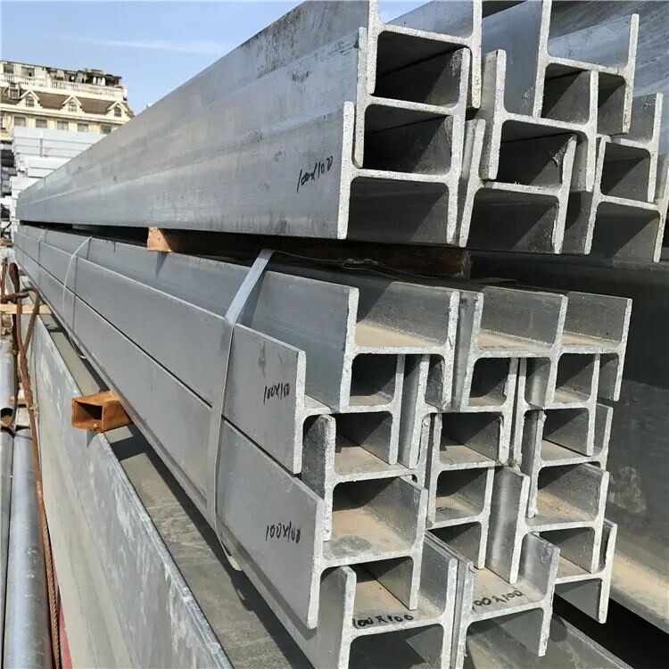 Q235B Q345 Hot Roll Welded Structural Galvanized Steel H Beam