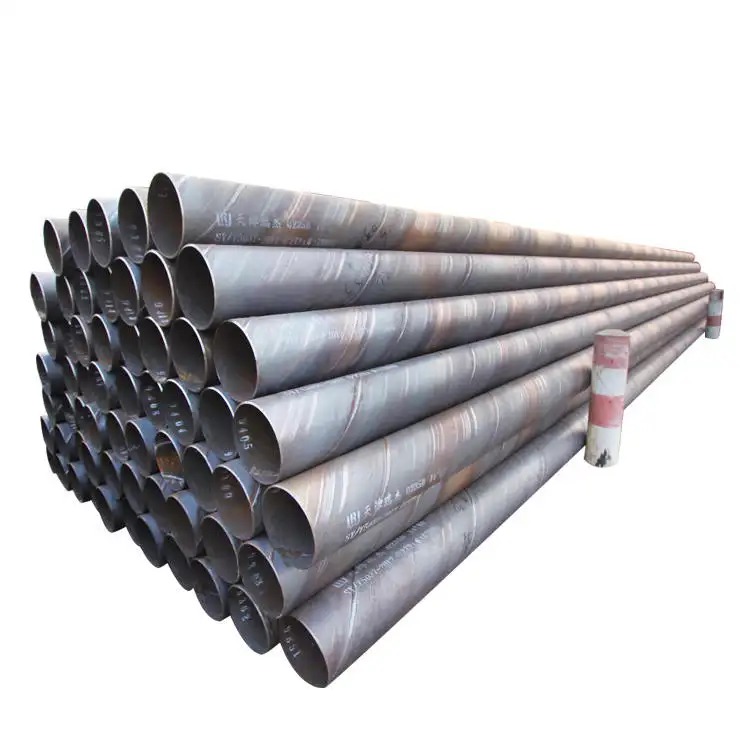 6mm-20mm Thick Steel Tube SSAW 609 mm Carbon Steel Pipe Helical Seam Spiral Welded Steel Pipe Used for Oil and Gas Pipeline