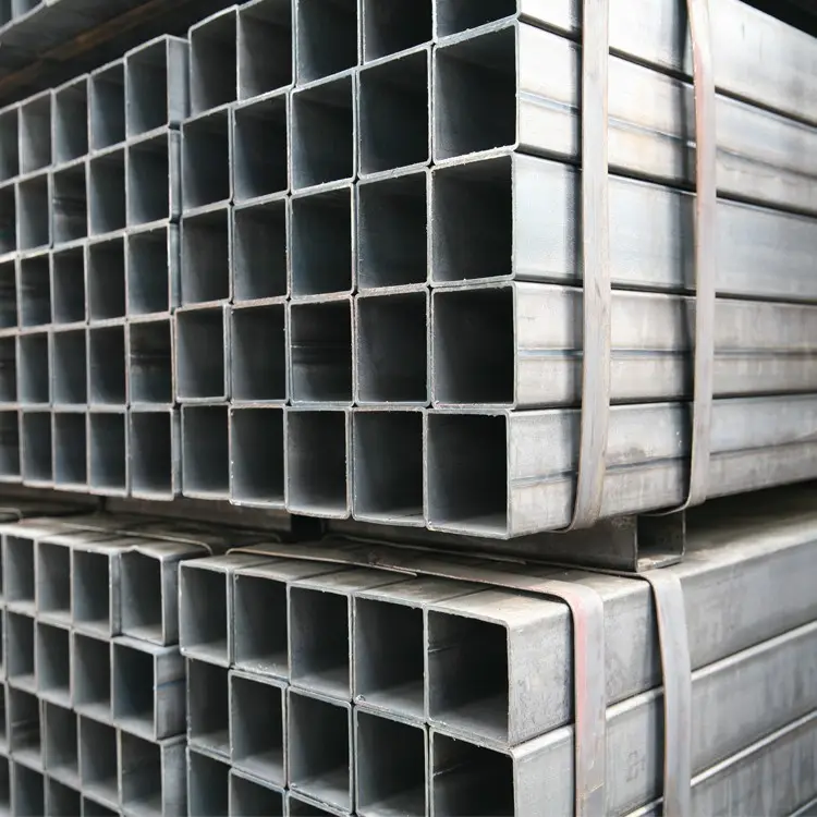 Q195 Q215 Q235 Ss400 20*20 25*25 30*30 100*100 200*200 20*40 30*40 Black Carbon Galvanized Steel Welded/Seamless Square Rectangular Pipe/Tube