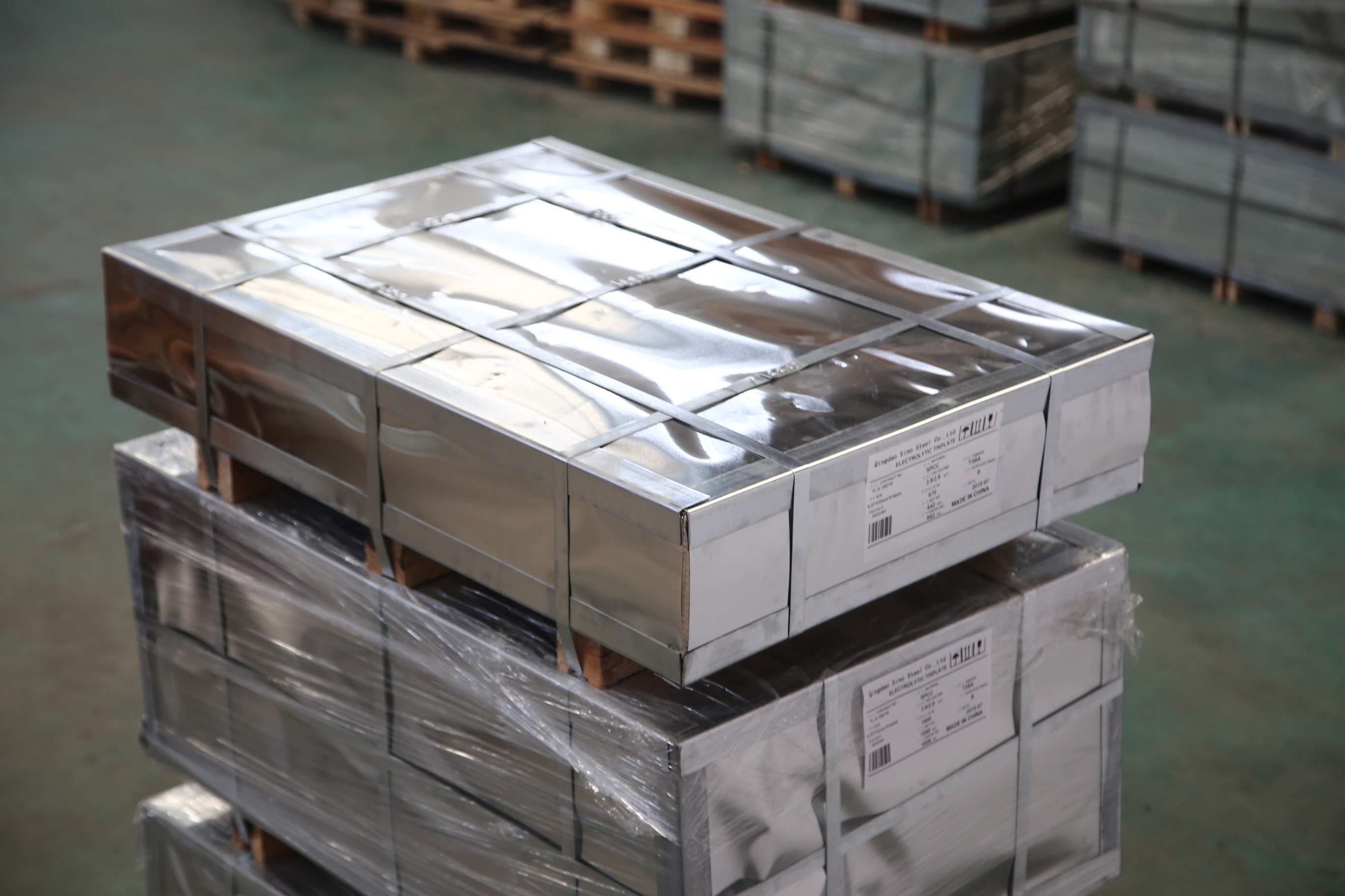 T2 T3 T4 Temper White Gold Coated Tinplate / Tinplate Sheet with Color Lacquered