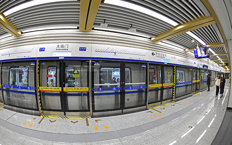 Our company helps the opening of the subway line to achieve seamless transfer between the railway station and the airport