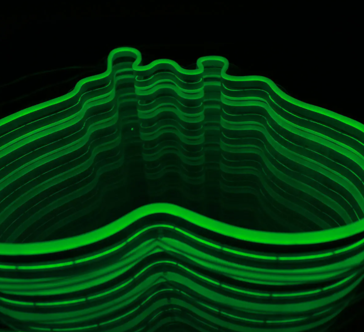 Infinite mirror neon sign