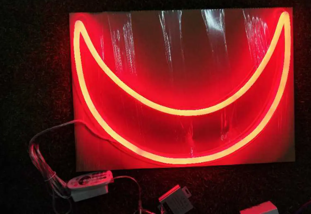 Moon model neon sign free shipping rgb neon sign