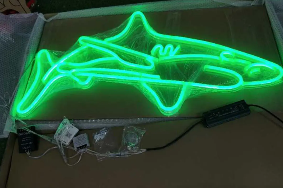 Waterproof Aquarium decoration rgb neon sign