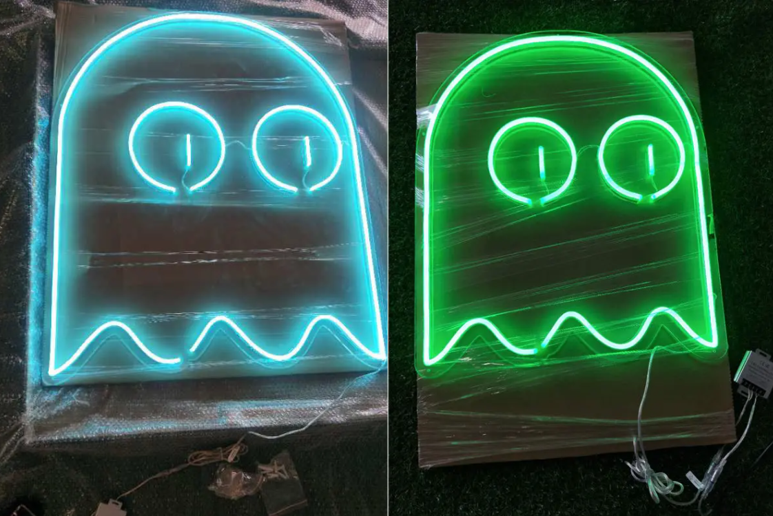 12v 5A RGB Pac-man neon sign