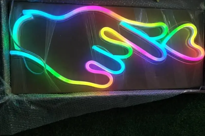 Waterproof High brightness neon sign custom rgb image neon sign