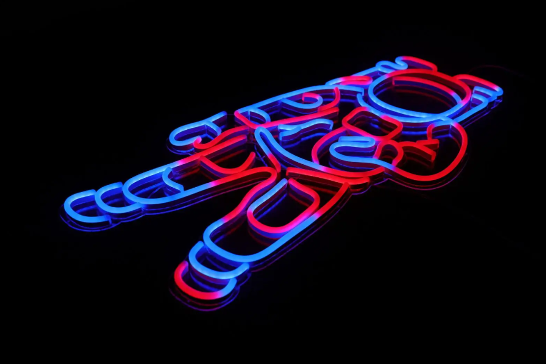 12V 5A 130W Astronaut model RGB neon sign