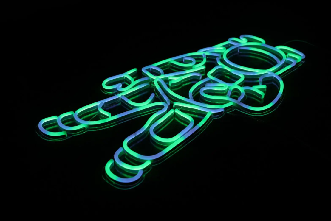 12V 5A 130W Astronaut model RGB neon sign