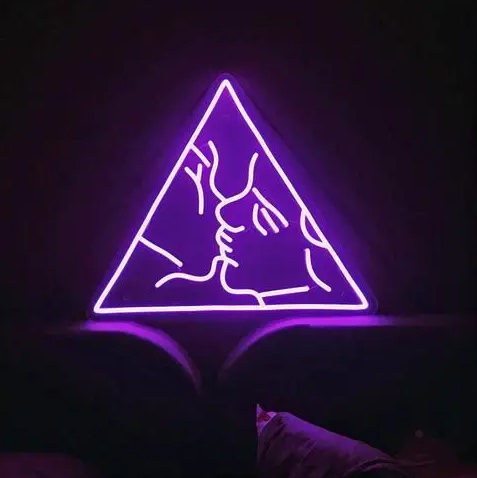 Kiss Aesthete neon sign