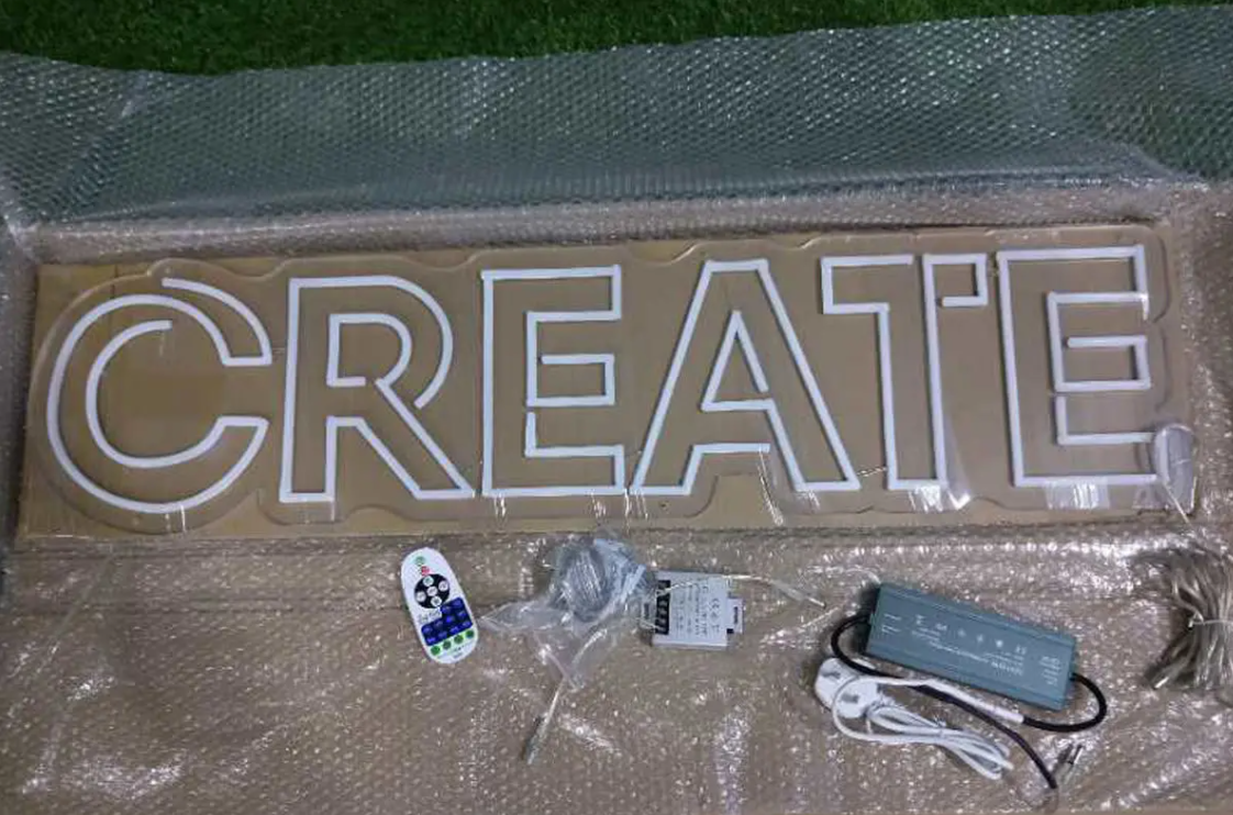 CREATE neon sign custom letters sign