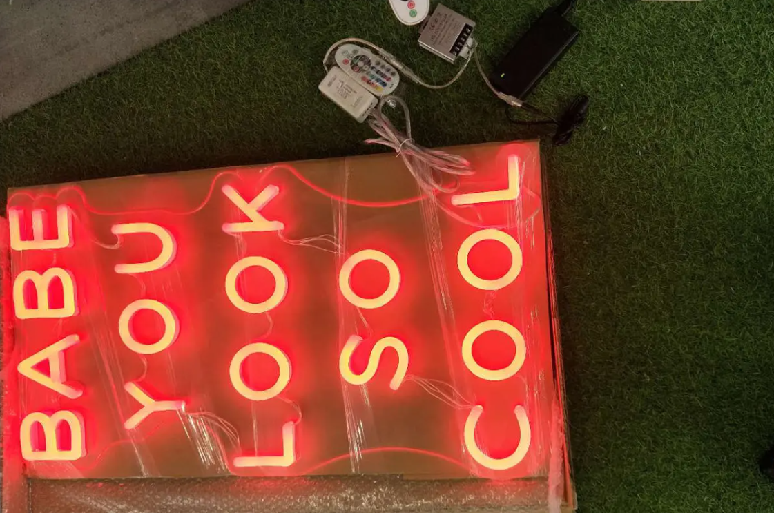 Babe you look so cool neon sign wholesale free shipping