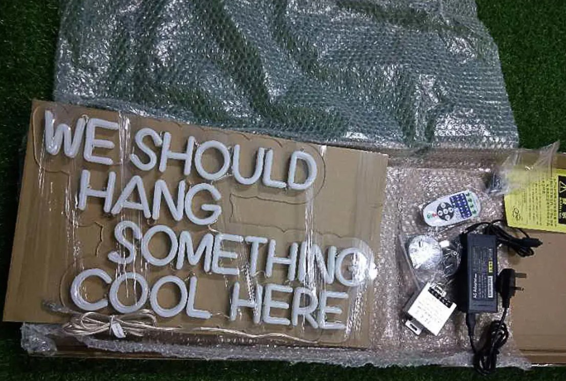 12V 5A 30W Acrylic neon sign custom signage