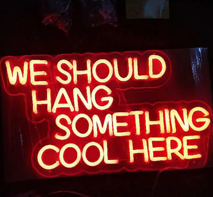 12V 5A 30W Acrylic neon sign custom signage