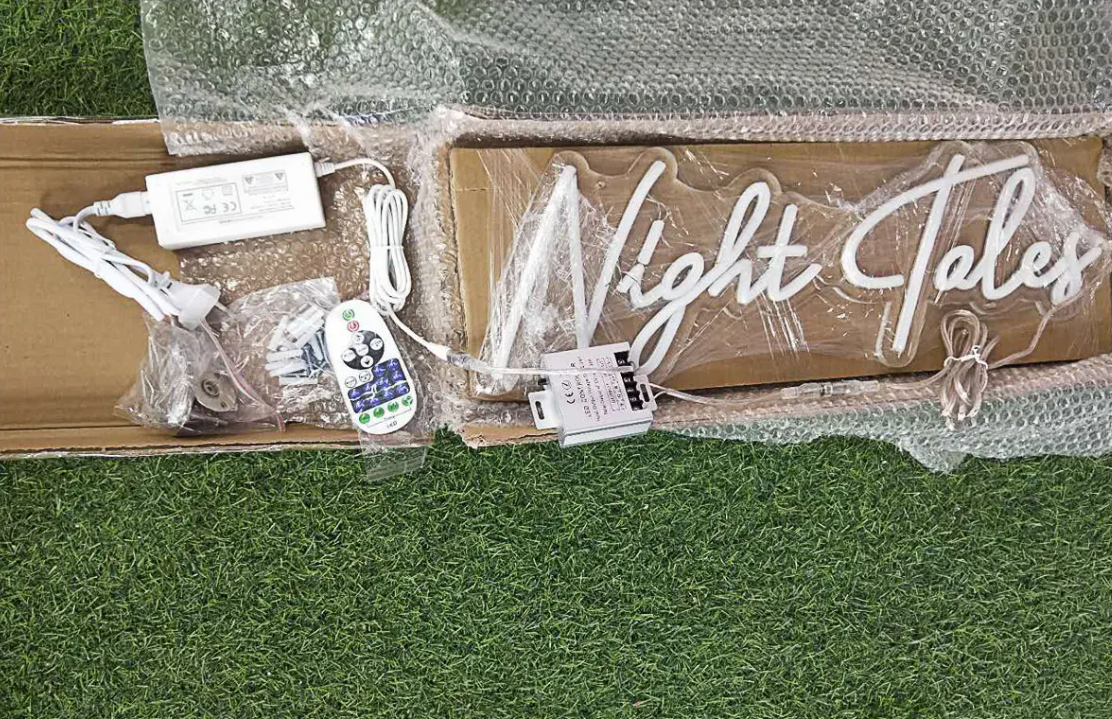 Night Tales neon sign