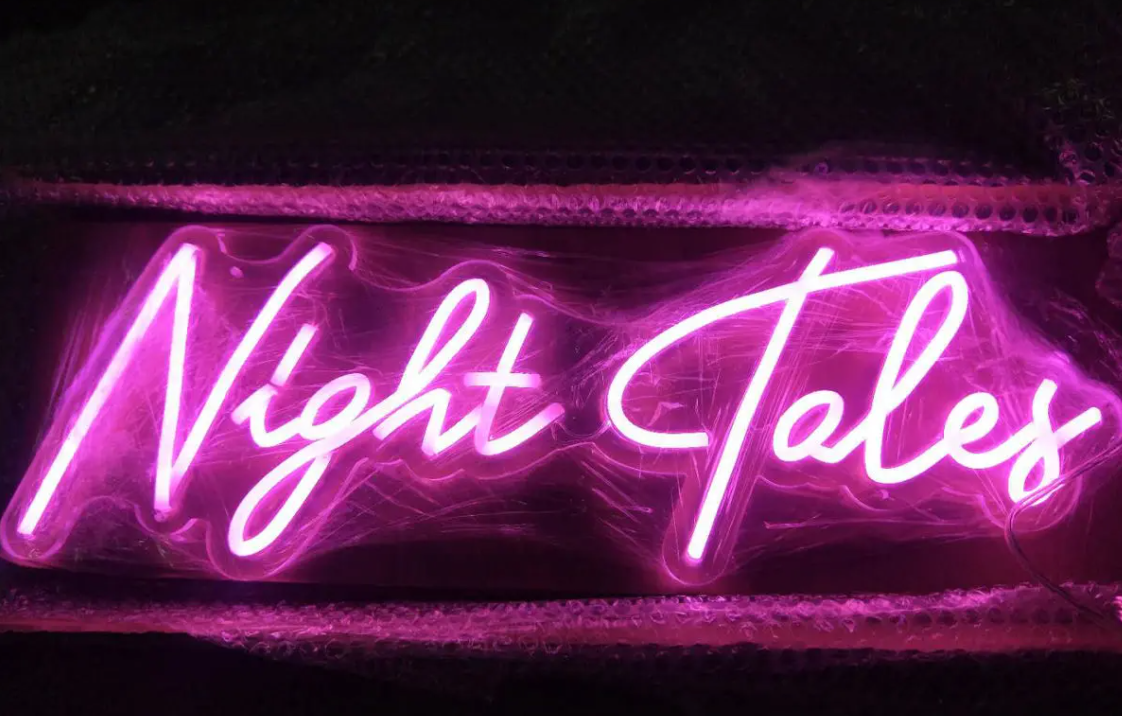 Night Tales neon sign