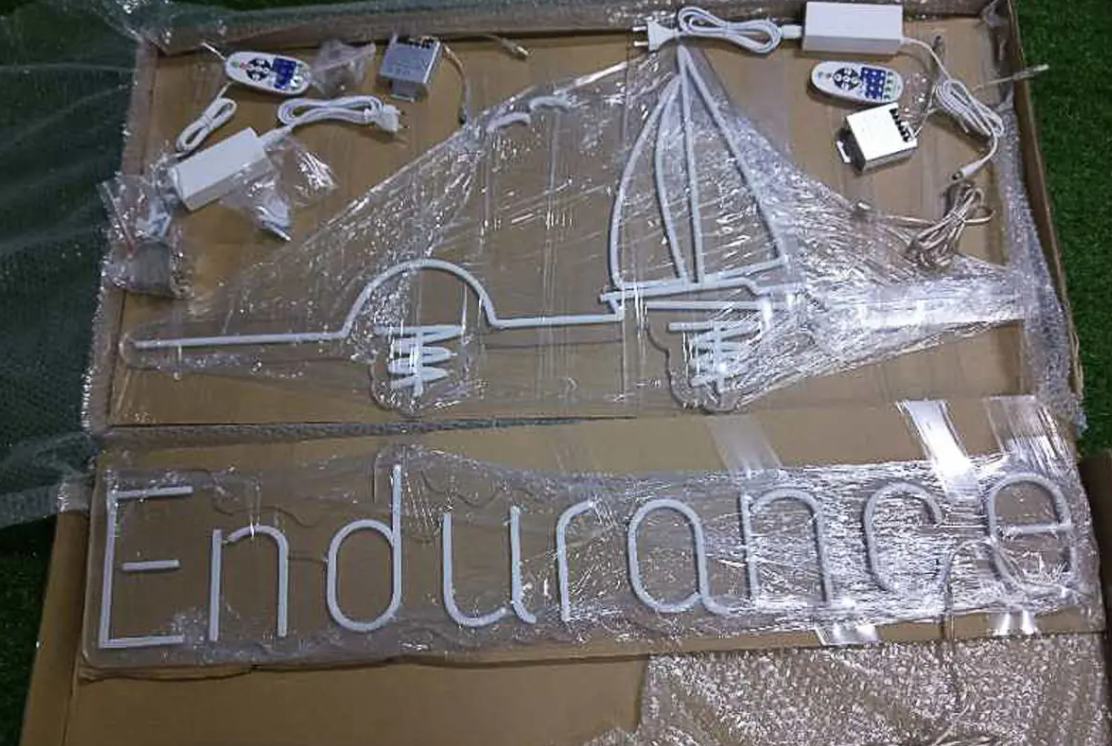 Letters & image neon sign