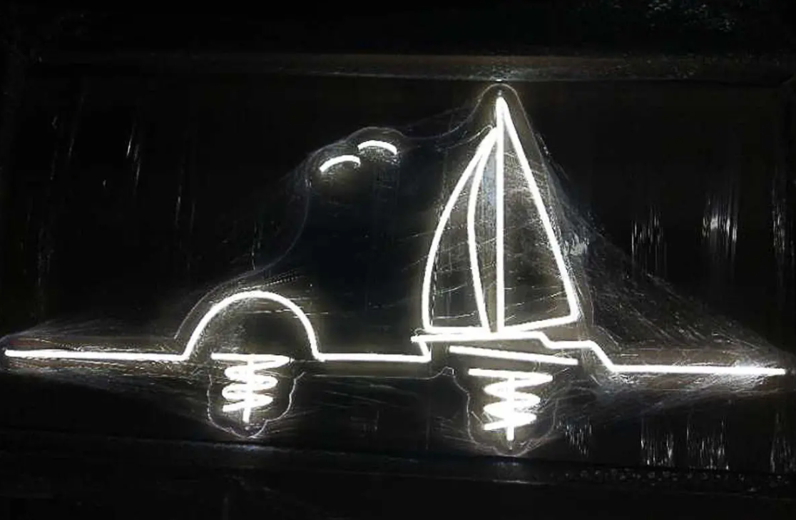 Letters & image neon sign