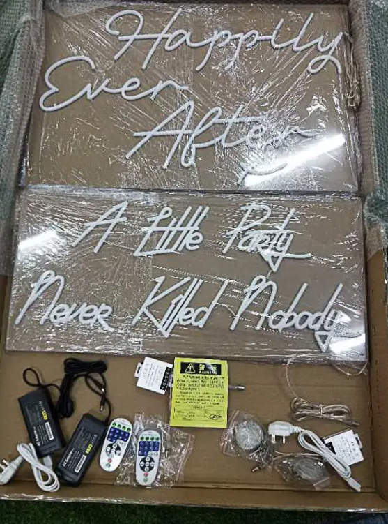 A little party never killed nobody neon sign