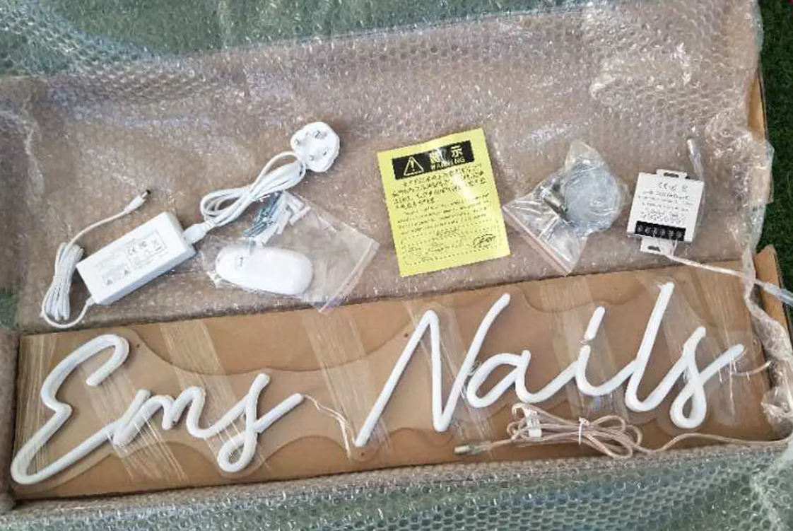 High brightness dimmable letters neon sign