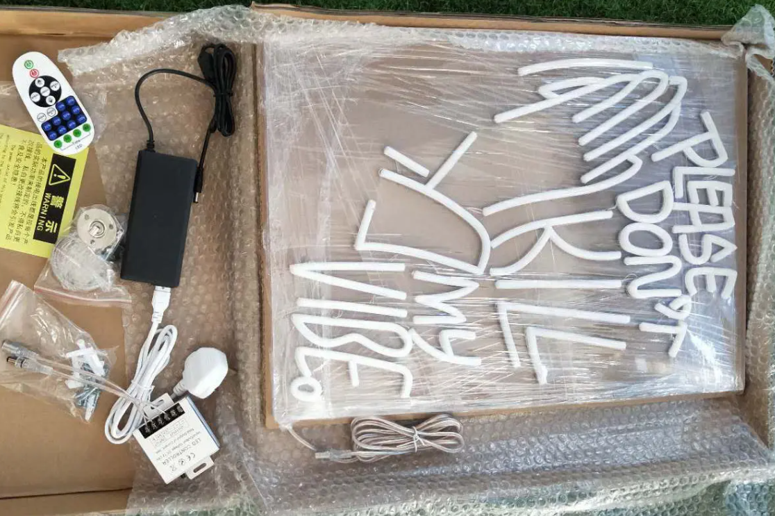 Please don't kill my vibe neon sign