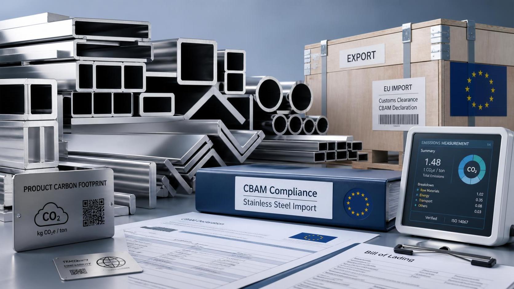 EU CBAM Reporting Now Applies to Stainless Steel Imports