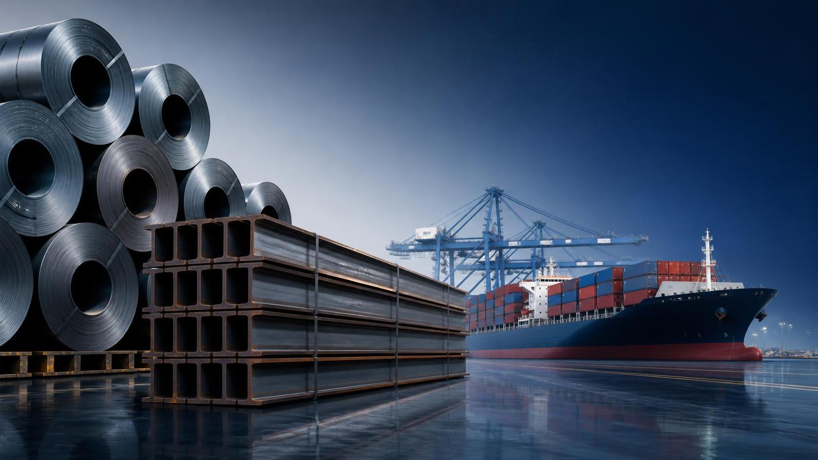 China’s July Steel Net Exports Reach 9.676 Mt