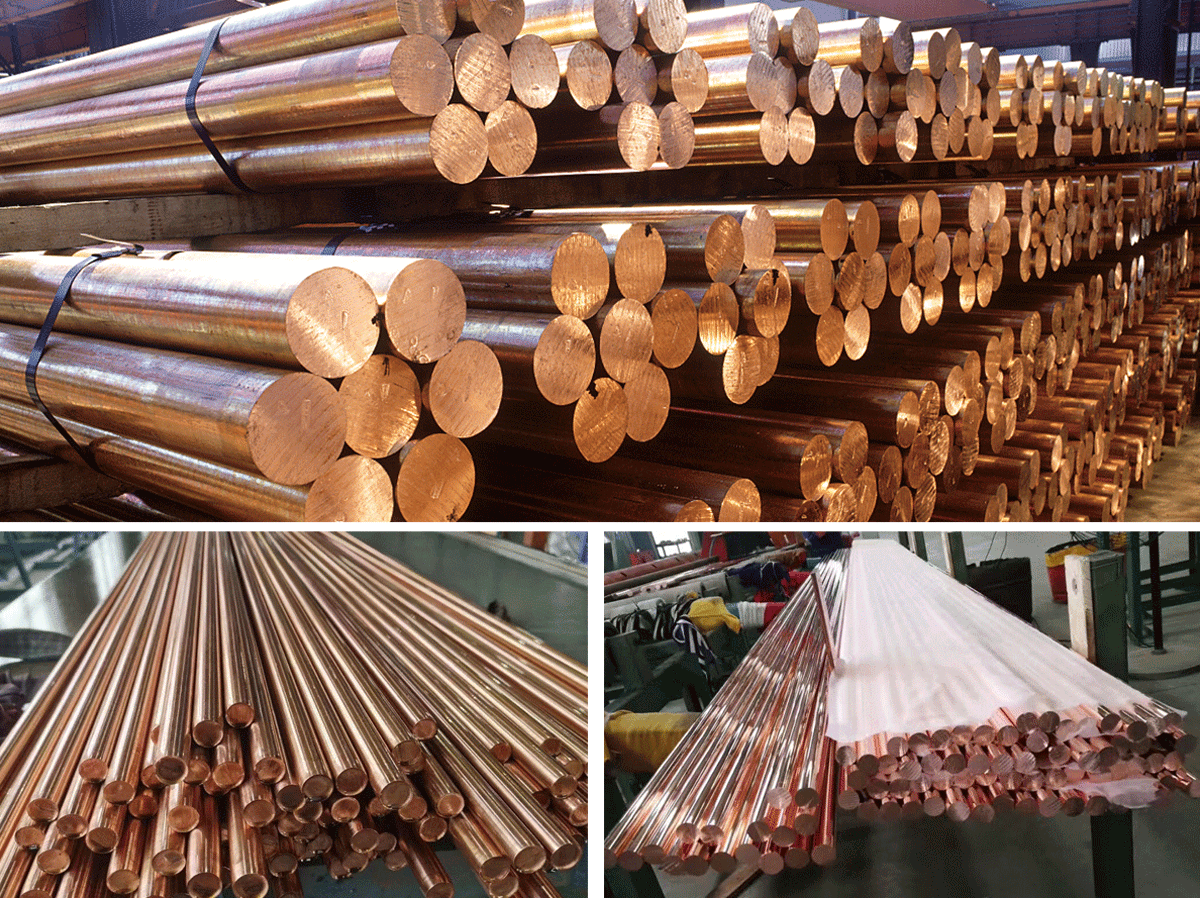 铜棒展示